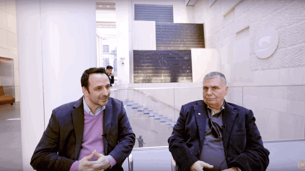 Γιώργος Τράγγας και Δημήτρης Φιλιππίδης στο Ωνάσειο στη Νέα Υόρκη