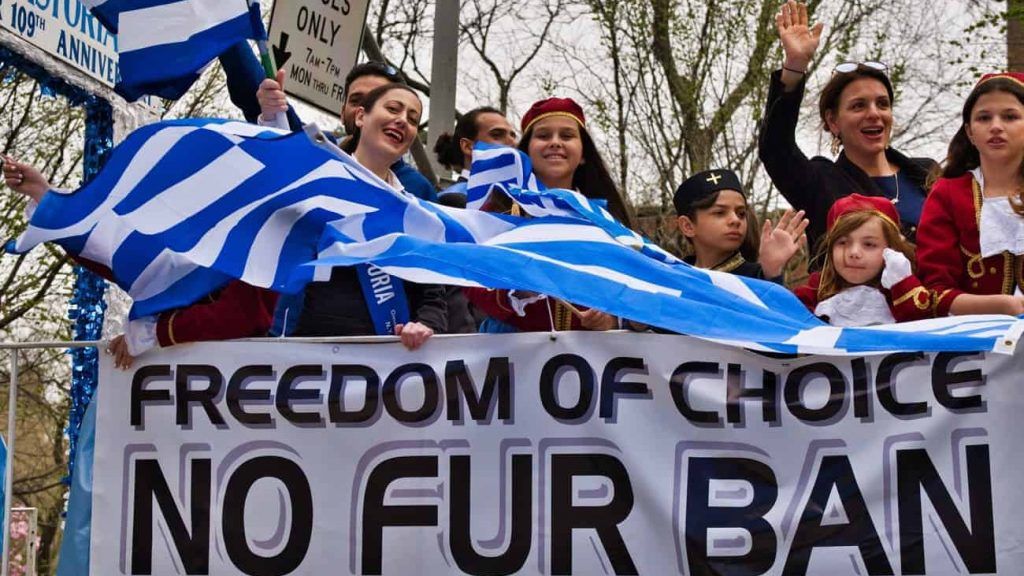 Kastorians sent a message against fur ban and the Skopian issue