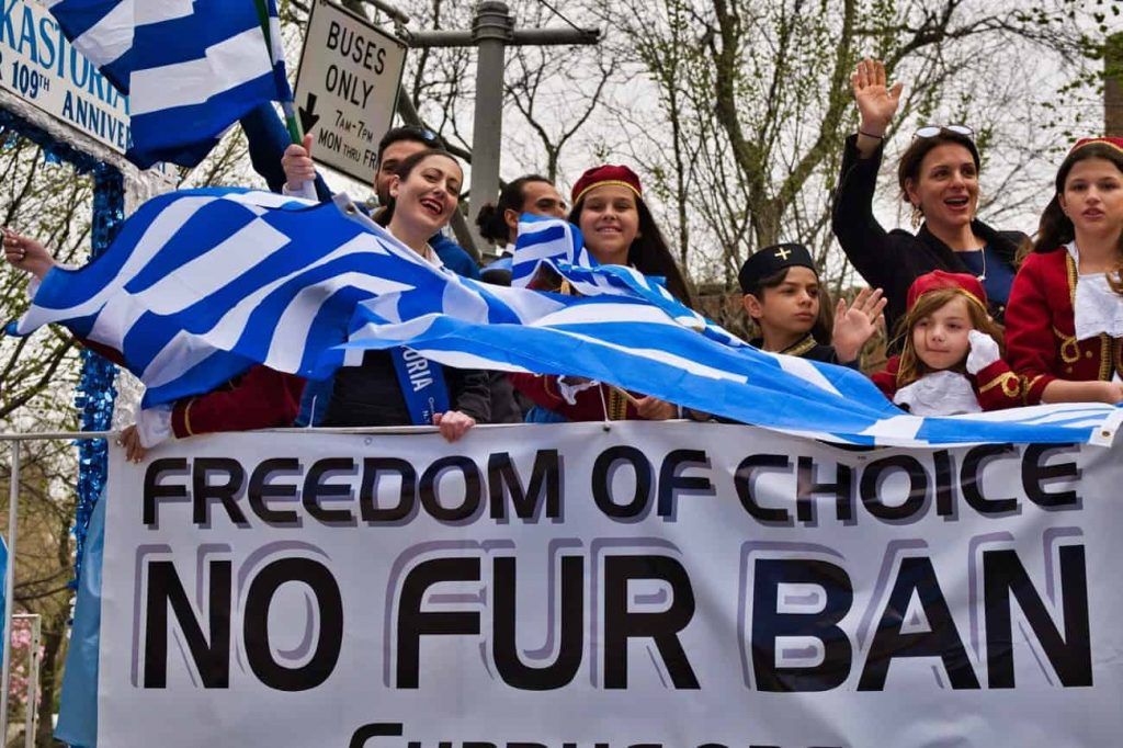 Kastorians sent a message against fur ban and the Skopian issue