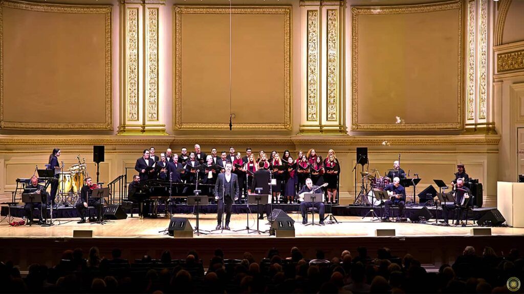 Concert for Mikis Theodorakis at Carnegie Hall in New York